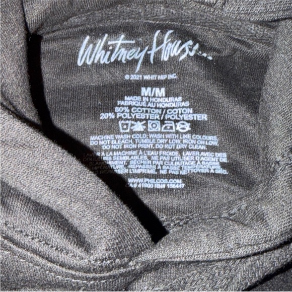 Whitney Houston Black Graphic Hoodie Sweatshirt Pullover Oversized Medium NWT - Picture 4 of 6